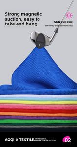 Promotion : Étui en cuir microfibre, Serviette de golf magnétique, Serviette de golf gaufrée à aimant puissant, Impression numérique, Broderie - Product Image 2