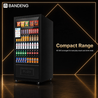 BANDENG 6610SS 10T Distributeur automatique commercial avec capacité de sélection de 60 produits et dimensions de l'armoire H1950mm L920mm P900mm