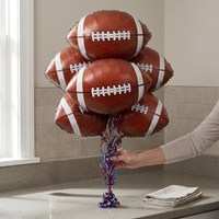 Ballons en aluminium sur le thème du sport, 26x20 pouces, ballons de football américain pour la décoration de fête, ballons MVP, baby shower