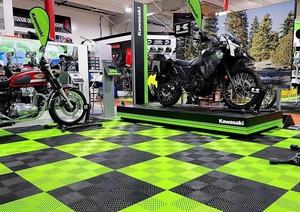 गर्म बेच 18mm मोटाई गेराज मंजिल टाइल इंटरलॉकिंग जिम फर्श रबर टाइल्स बालकनी निविड़ अंधकार आउटडोर फर्श को कवर - Product Image 3