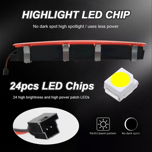 Red Len Troisième Feu Stop A2038200156 A2038201456 pour <span class=keywords><strong>W203</strong></span> C230 C240 C300 C320 C32 <span class=keywords><strong>C55</strong></span> - Product Image 4