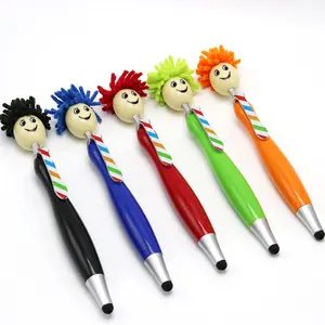 Vendita caldo kawaii penne penne carino multi funzione dello stilo di tocco dello schermo a sfera penne forniture per ufficio per le donne