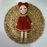 Prix pas cher personnaliser à la main Crochet bébé poupée jouets en peluche bébé réconfortant Amigurumi peluche animaux jouets de personnage/dessin