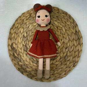 ตุ๊กตาผ้าโครเชต์แบบแฮนด์เมดสำหรับเด็กทารกผ้ากำมะหยี่ของเล่นผ้าโพลีเอสเตอร์นุ่มสบายสำหรับเด็กทารก - Product Image 3