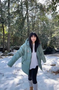 कार्हार्ट ट्रेंच जिपर वाटरप्रूफ विंडप्रूफ कोल्ड-प्रूफ मोटी कपास-पडे नायलॉन पर पुरुषों की महिलाओं के लिए - Product Image 4