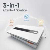 Solution tout-en-un OEM ODM personnalisée pour salle de bain : chauffage, éclairage et ventilation 3-en-1, certifiée SAA IPX2, prix usine