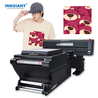INKGIANT película DTF PET de alta calidad 4 piezas impresora de inyección de tinta con máquina agitadora de polvo 60 DTF impresora
