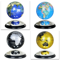 Globe flottant à lévitation magnétique HCNT pour la décoration de la maison de carte du monde avec contrôle tactile rechargeable