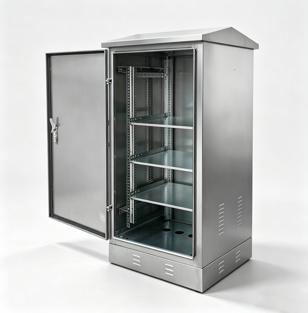 IP54 Stainless Steel 19 Inch Network Cabinet ODM OEM Sheet Metal Custom Outdoor Server Rack Cabinet for Industrial Control