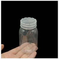 Pot à sucre en plastique PET à succès avec couvercle PP, récipient de stockage alimentaire hermétique pour bonbons, snacks, emballage de cuisine, vente en gros