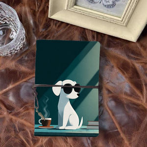 Beau cahier A6 fabriqué à la main Cadeau de fête des enseignants élégant pour les professeurs Idéal pour les notes de <span class=keywords><strong>recherche</strong></span> et les plans de conférence avec - Product Image 1