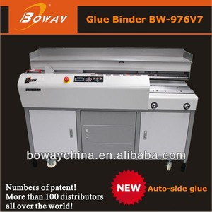 <span class=keywords><strong>Factory</strong></span> directly manufacturer Boway <span class=keywords><strong>New</strong></span> 976V7 perfect glue atuto clamping book Shop bind machine - Product Image 3
