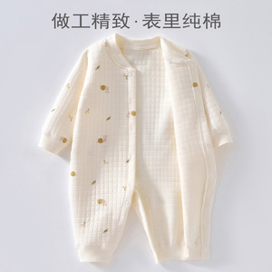 Body térmico para bebé, ropa de invierno gruesa acolchada de algodón, pelele unisex para recién nacidos - Product Image 4