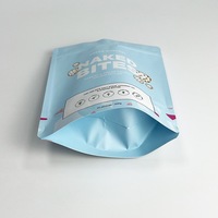 Emballage personnalisé en sachet stand-up pour biscuits et gâteaux, sacs en plastique Doypack haute barrière avec fermeture éclair