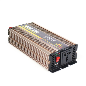 Convertisseur solaire hybride Wenzhou Sunrise Supply 24v/48v vers 220v Volts Onde sinusoïdale pure 500W LCD Monophasé - Product Image 3