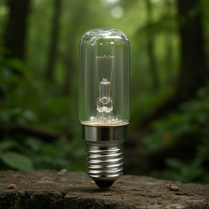 Lampadina Incandescente Tubolare E14 40W 220/240V 19x75mm Base in Vetro Trasparente - Product Image 3
