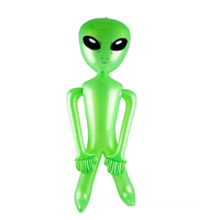 Bouée gonflable géante verte Alien en PVC épaissi, jouet aquatique pour fête d'Halloween, décorations de piscine estivales