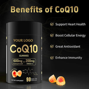 Gomitas de CoQ10 OEM/ODM con CoQ10 600mg 200mg Omega 3 y Vitamina <span class=keywords><strong>E</strong></span> para Energía y Soporte Antioxidante - Sabor Naranja - Product Image 2