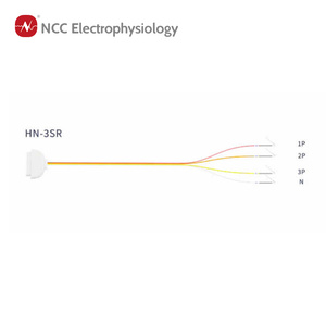 NCC gebogen naaldregistratie-elektroden HN-serie multi-config bipolaire voor klinische neurofysiologie aanpasbare kabellengtes - Product Image 4