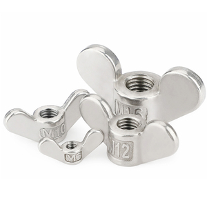 Tuercas de Oreja Redonda de Acero Inoxidable 304, Tuerca de Mariposa M4 M5 M6 M12 M16 M20, Tuerca de Mariposa Métrica de Gran Diámetro, Ajuste Manual sin Herramientas - Product Image 1