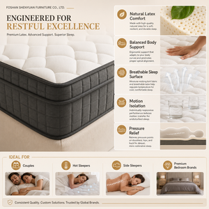 Matelas pliant en <span class=keywords><strong>latex</strong></span> taille double <span class=keywords><strong>180x200</strong></span> cm, portable, respirant, matelas de lit personnalisé pour chambre d'amis, Matelas Supply - Product Image 2
