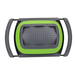 ตะกร้ากรองผักผลไม้แบบพับได้ รูปทรงสี่เหลี่ยม วางเหนืออ่างล้างจาน ทำจากพลาสติก - Product Image 6