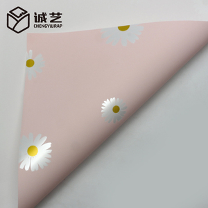 Nuovissima <span class=keywords><strong>Carta</strong></span> da Imballaggio per Bouquet Floreali, Impermeabile, Doppio Lato, con Piccole Margherite Rinfrescanti - Product Image 5