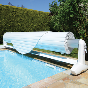 Bande de couverture de piscine pour PC électrique de qualité supérieure bande de couverture ouverte pliante vente chaude accessoires d'outils de piscine compétitifs - Product Image 1