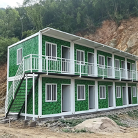 Immeuble d'appartement modulaire préfabriqué en conteneur personnalisé en usine Maison mobile robuste de 2 étages nouveau modèle