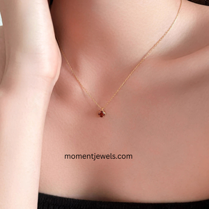 จี้รูปทรงเรขาคณิตทอง 14k ชุบทองคำแท้ เงินแท้ 925 ประดับเพชรซิคอน เครื่องประดับมินิมอลเรียบหรู ของขวัญสำหรับผู้หญิง สวมใส่ได้ทุกวัน - Product Image 1