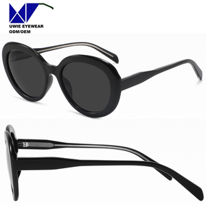 Gafas de Sol con Montura Completa de Acetato Ligero, Tamaño 52-18-146, Forma Ovalada, Logotipo de Color Personalizable, Lentes TAC UV400, las Mejores - Product Image 2