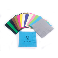 Servilletas de Papel Desechables de 3 Capas para Cócteles de Boda, Servilletas Blancas Personalizadas para Boda