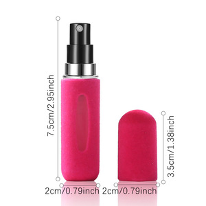 5ml Girl Heart Portable Perfume Bottle with ABS Material Can Be Hung Cute Hair Ball Decorative <strong>Spray</strong> Bottle Sachet - Product Image 5