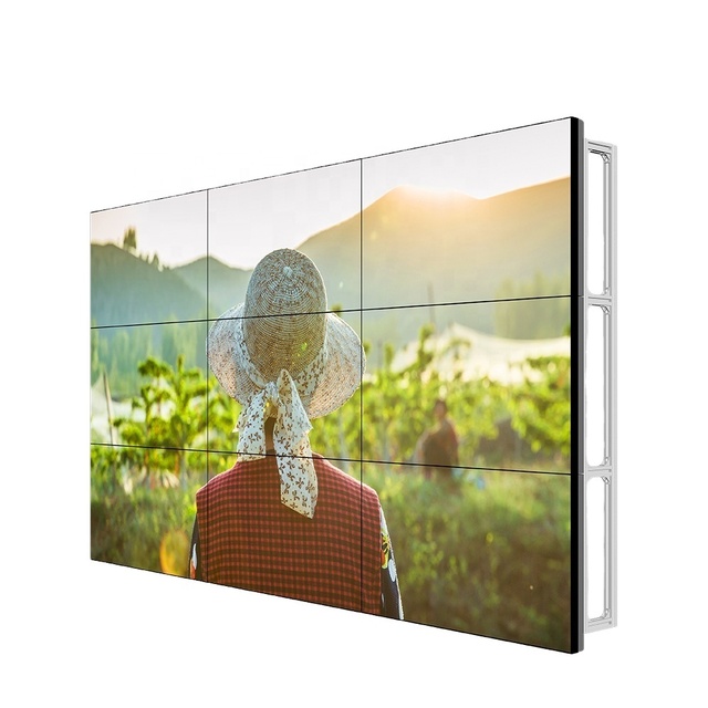 46 55 Inch Indoor 4x2 Video Wall LCD Splicing Screen Advertising Player LCD Commercial Video Wall