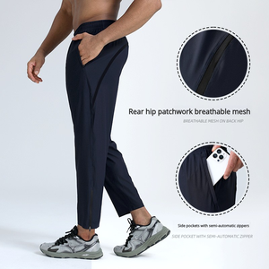 <span class=keywords><strong>Pantalones</strong></span> Casuales de Algodón <span class=keywords><strong>para</strong></span> <span class=keywords><strong>Hombre</strong></span> OEM, <span class=keywords><strong>Pantalones</strong></span> Deportivos Ligeros y Transpirables de Punto <span class=keywords><strong>para</strong></span> Fitness, Montañismo y Running - Product Image 3