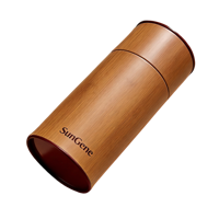 Cajas de Cartón Cilíndricas Personalizadas con Materiales Reciclados para Copas de Vino y Whisky - Empaque Ecológico para Regalos de San Valentín