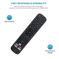 Nouvelle télécommande de remplacement EN2BO27H pour Hisense Smart TV avec touches Netflix FreeViewPlay