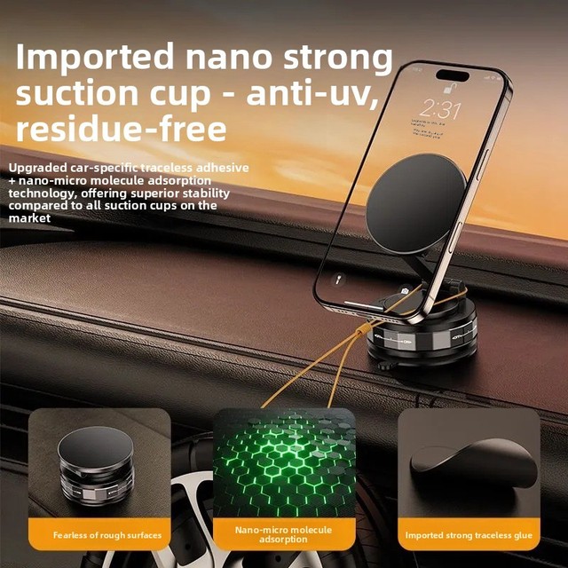 New Y8 Universal Sucker Car Phone Holder 360° Windshield Car Dashboard Glass Mirror Kitchen Mobile Phone Holder Sucker