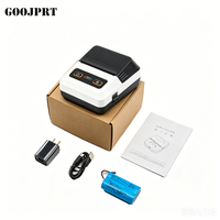 Printer Thermal POS Mini Portabel 80mm dengan Baterai 2600mAh 203dpi dan Kertas Thermal Tersedia
