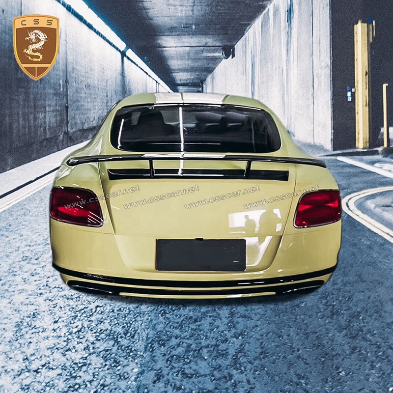 Mon Style Aileron Arrière En Fiber De Carbone Aile Pour Plié Continental Gt Kits De Carrosserie Spoiler