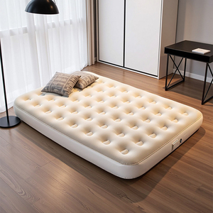 <span class=keywords><strong>Matelas</strong></span> <span class=keywords><strong>Gonflable</strong></span> 3 Places avec Pompe pour Camping Extérieur, Tapis de Couchage Pliant, Lit de Camping <span class=keywords><strong>Gonflable</strong></span> - Product Image 1