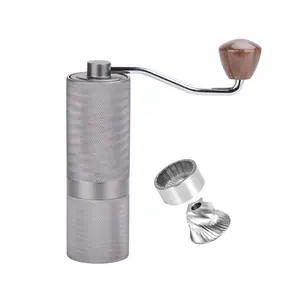 New Mini C2 Gift Box Camping Portable Conica Coffee Bean Mill Hand Manual Coffee Grinder Stainless Steel Burr