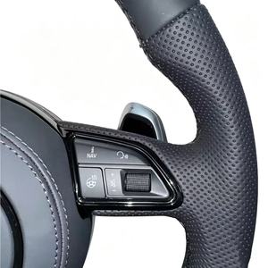 พวงมาลัยคาร์บอนหนังแท้ ODM สำหรับ Audi A4 A6 A8 RS3 RS4 RS5 ผลิตตามสั่งจากจีน - Product Image 3