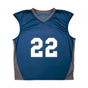 Maillot de lacrosse pour jeunes en polyester respirant réversible à séchage rapide, imprimé par sublimation, technique, maillot de hockey sur gazon, vêtements de sport - Product Image 1