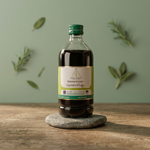 Aceite Ayurvédico Herbal Chamakkatt Vasharishtam con Certificación ISO, 450 ml, Producto para el Cuidado de la Salud, Antioxidante y Refuerzo del Sistema Inmunitario - Product Image 3