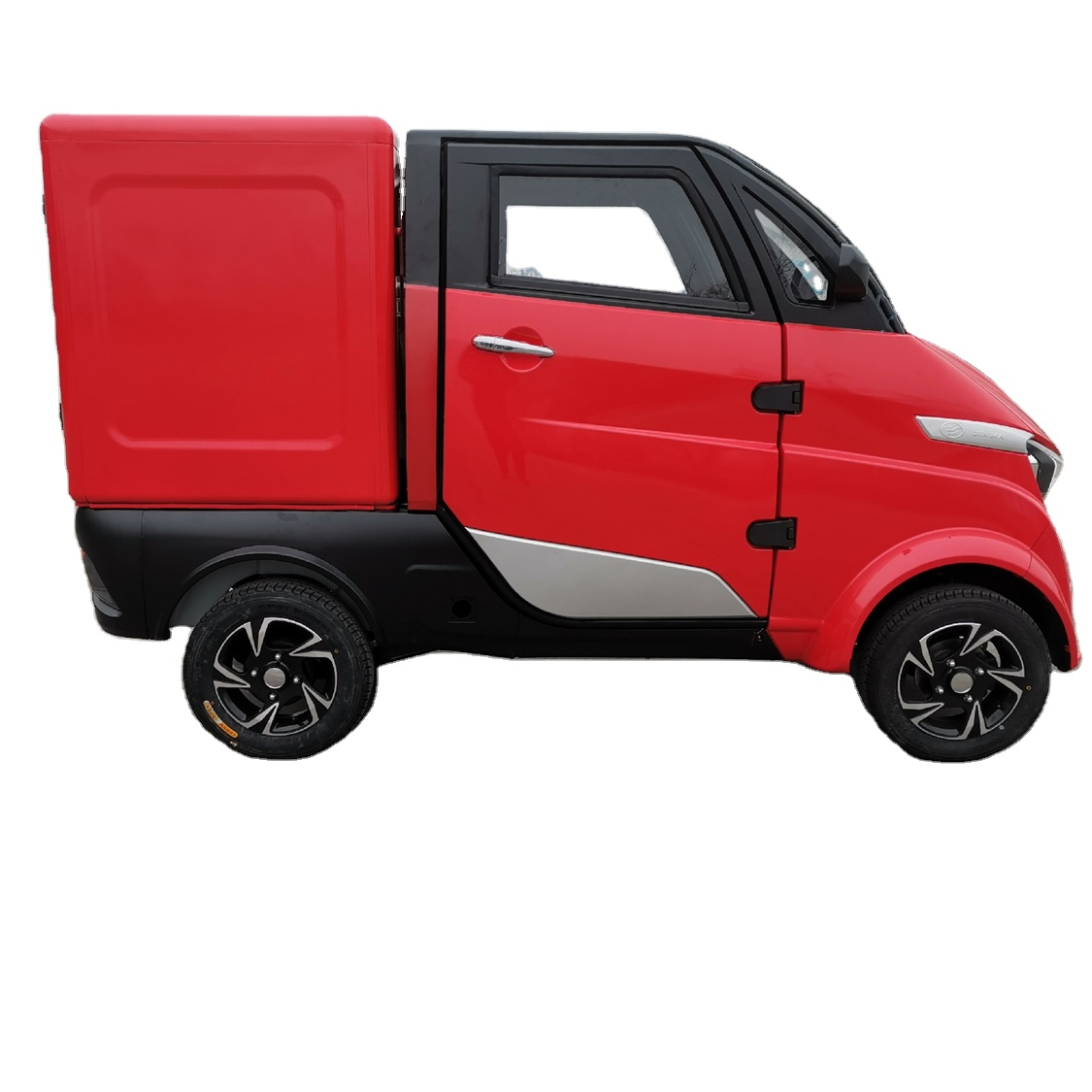 New arrived 4kw motor mini electric pickman truck four wheeler van for delivery use