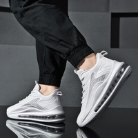 Chaussures de sport légères de haute qualité respirantes garanties pour hommes, chaussures de course décontractées à coussin d'air