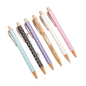 Custom Gold-Finish Metal Click Ballpoint Pens Creative Promotional Gifts with Logo Printing - Product Image 1