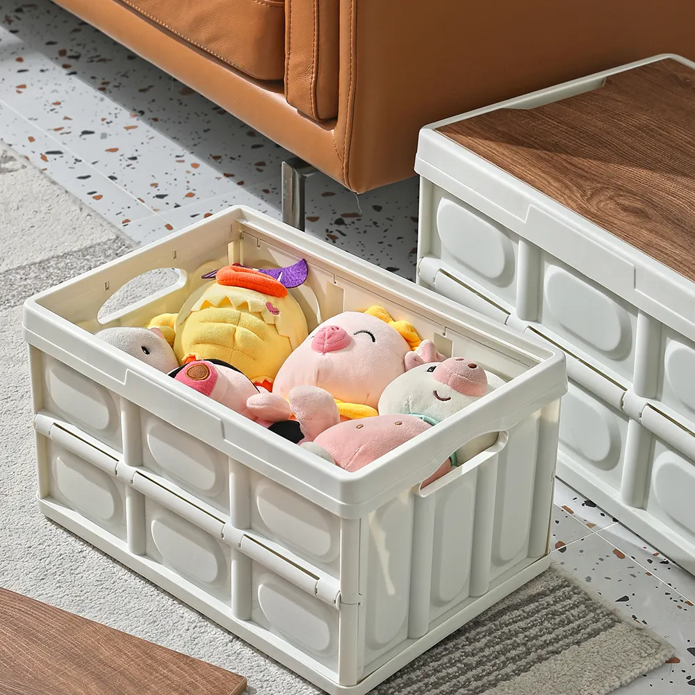 Multifunctionele Stapelbare Opvouwbare Organizer Kubus Voor Kampeerkleding Speelgoed Snacks Opbergdoos Container