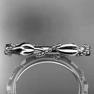 Anello Vintage a Foglia per Donne, Stile Minimalista e Fresco, Anello da Mignolo, Accessorio Moda per Dita, Regalo - Product Image 6